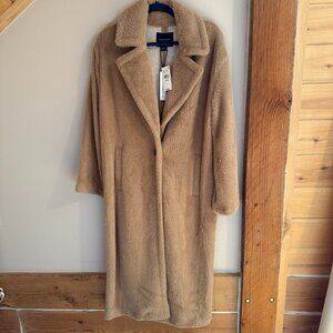 Sanctuary Long Teddy Coat Women’s M Camel NWT – $169 Retail Nordstrom